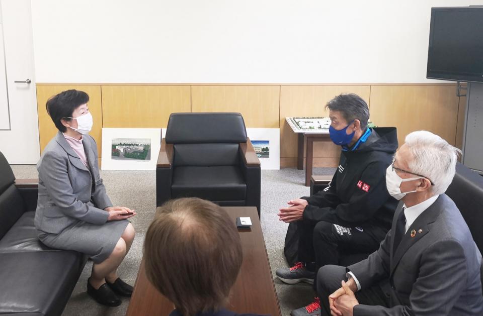 名寄市立大学野村学長を阿部理事長が訪問しました